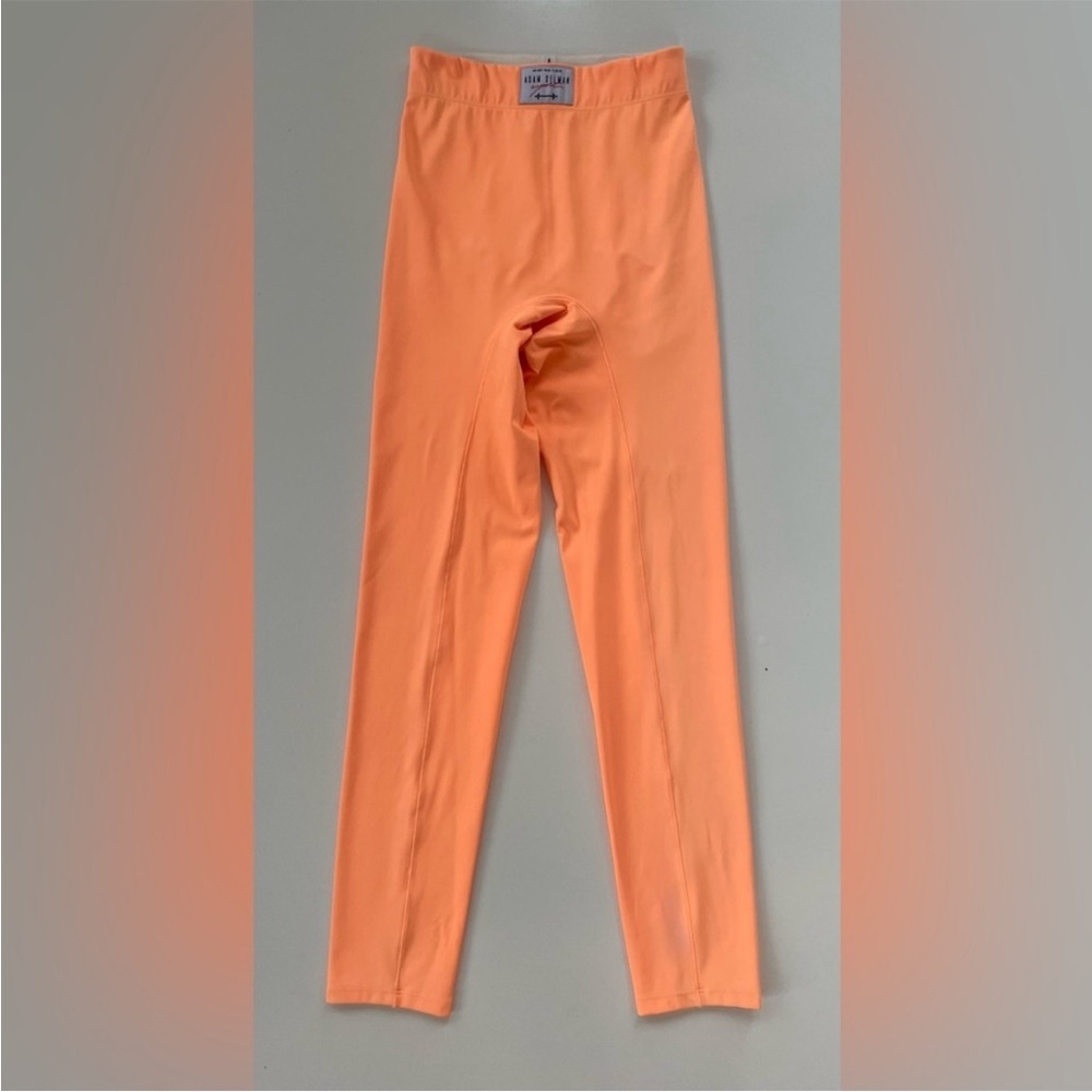 Adam Selman Sport Essential Legging in Orange in Mango Size XXS